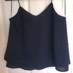 Navy blue tank top